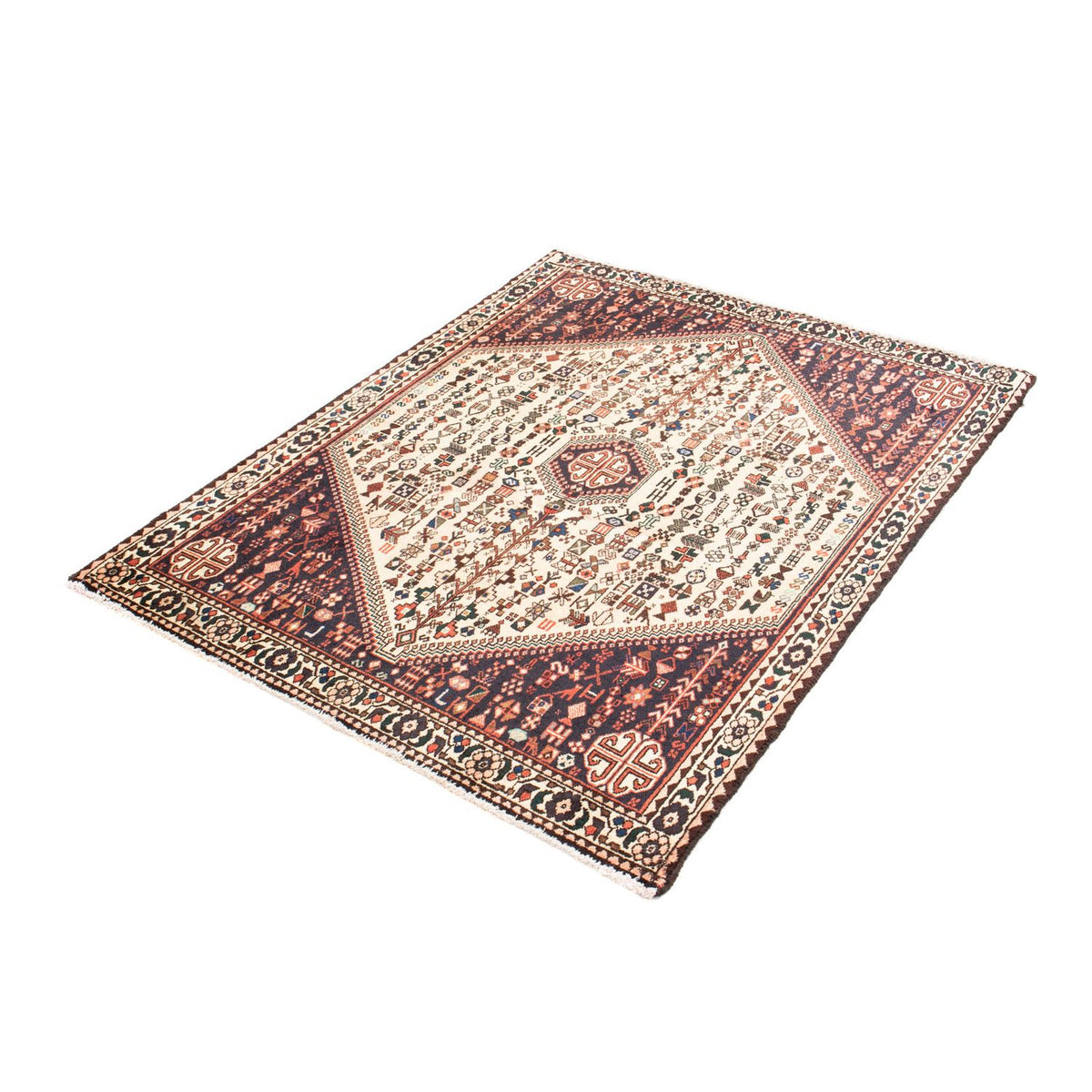 Perser Rug - Nomadic - 143 x 110 cm - beige