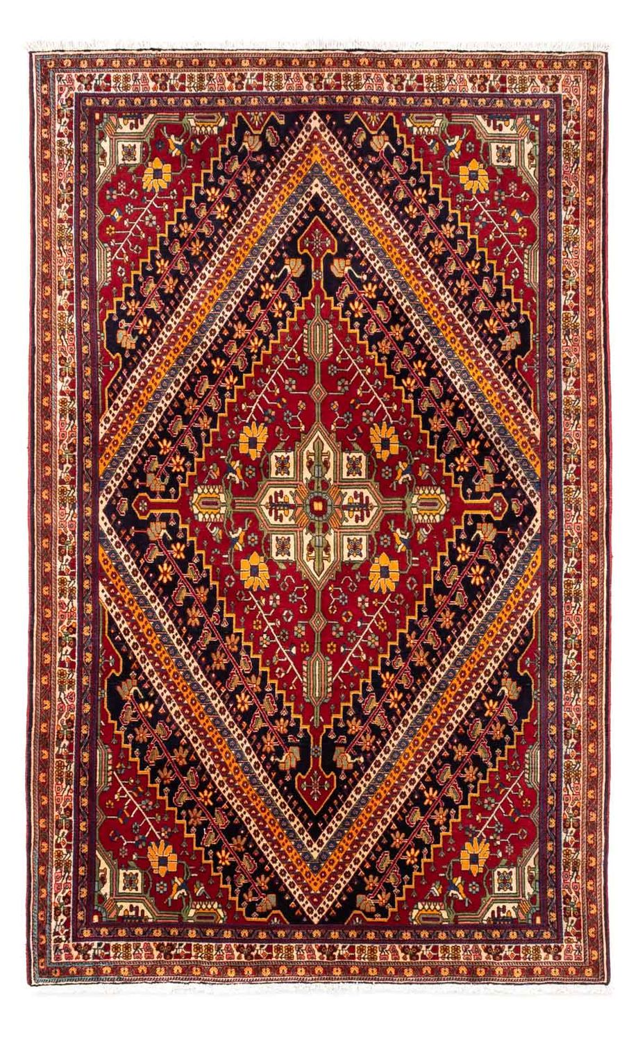 Perser Rug - Nomadic - 250 x 152 cm - dark red