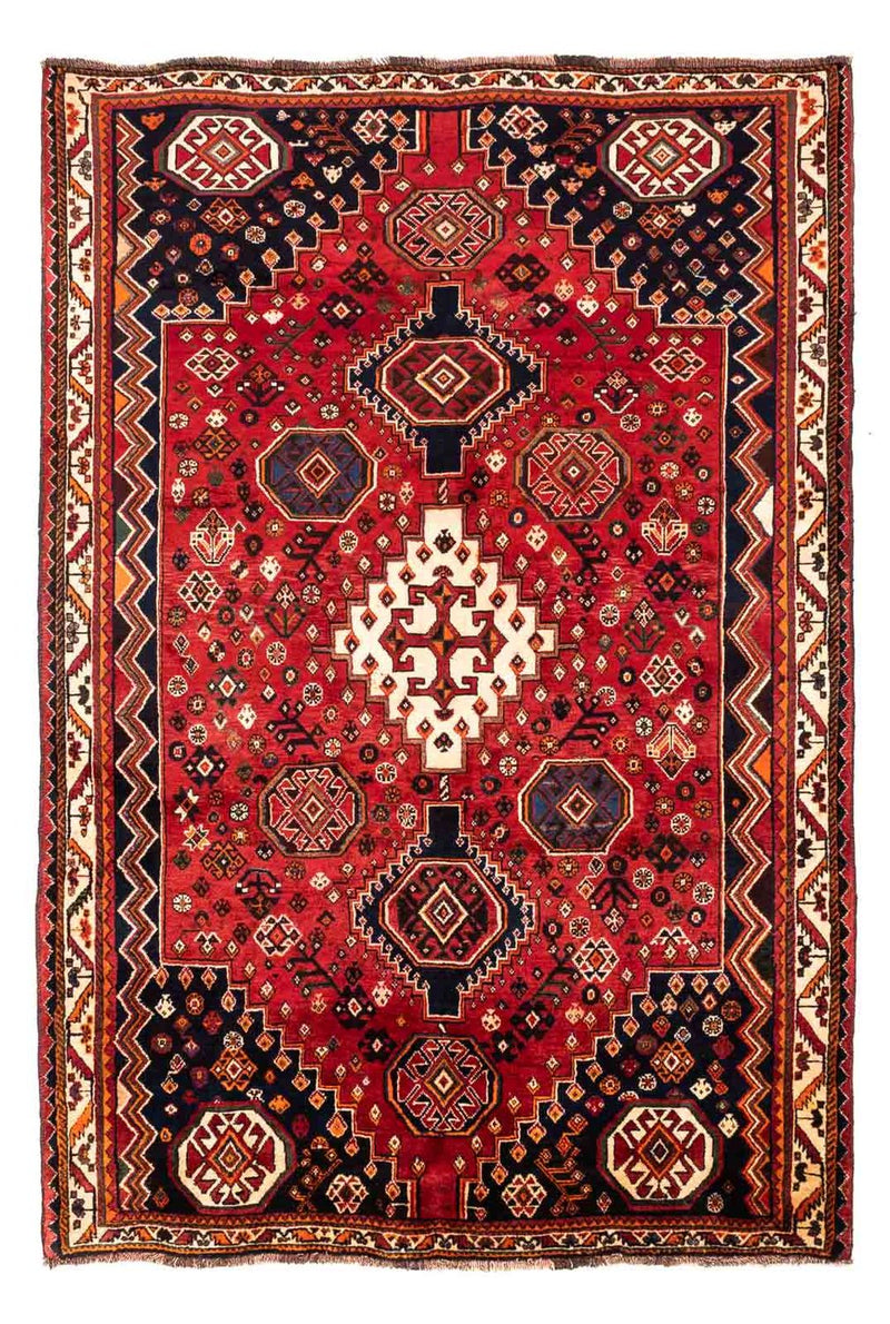 Perser Rug - Nomadic - 251 x 168 cm - dark red