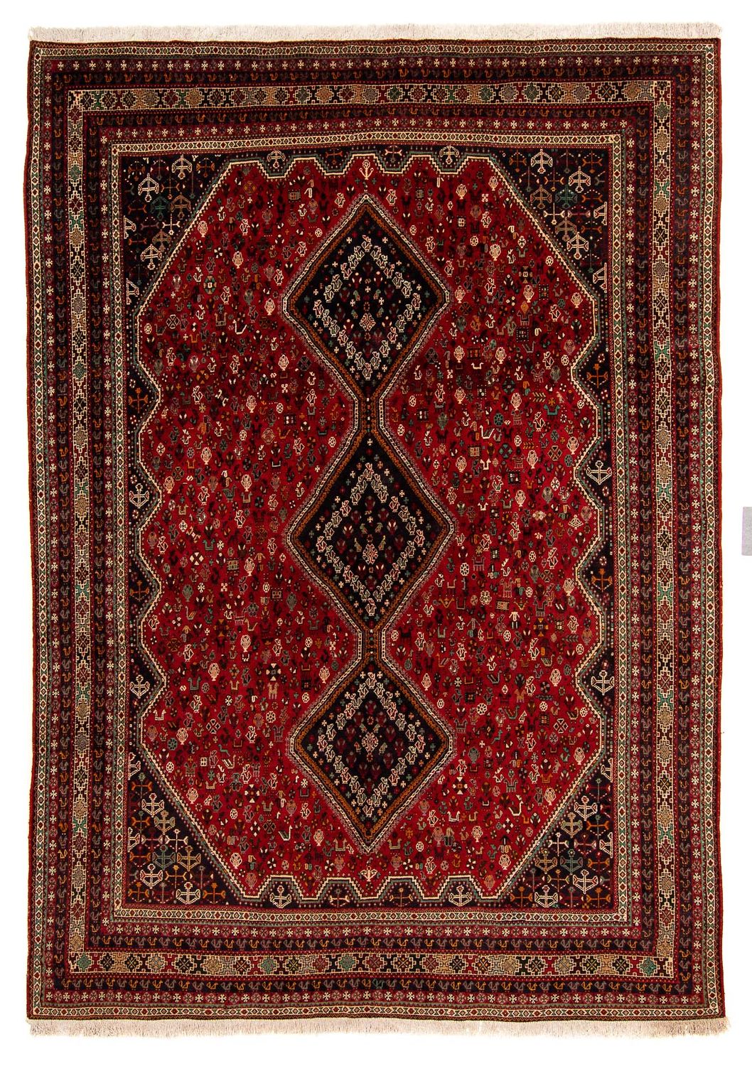 Perser Rug - Nomadic - 405 x 292 cm - dark red