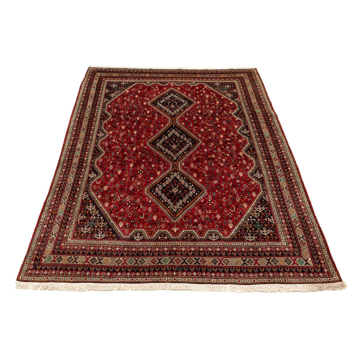 Perser Rug - Nomadic - 405 x 292 cm - dark red