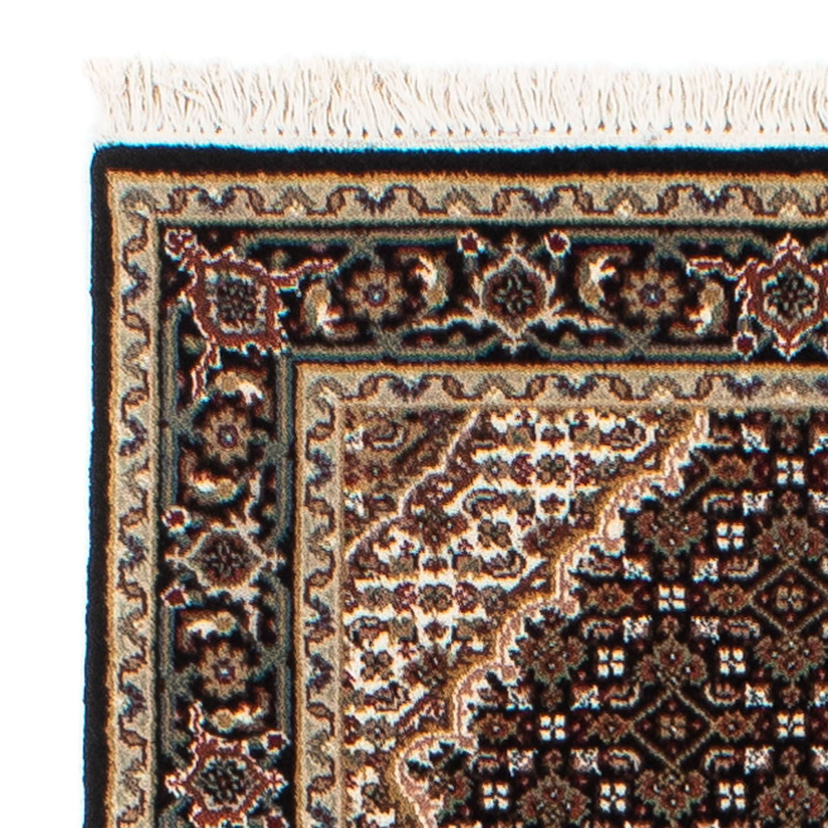 Runner Perser Rug - Tabriz - 196 x 73 cm - dark blue