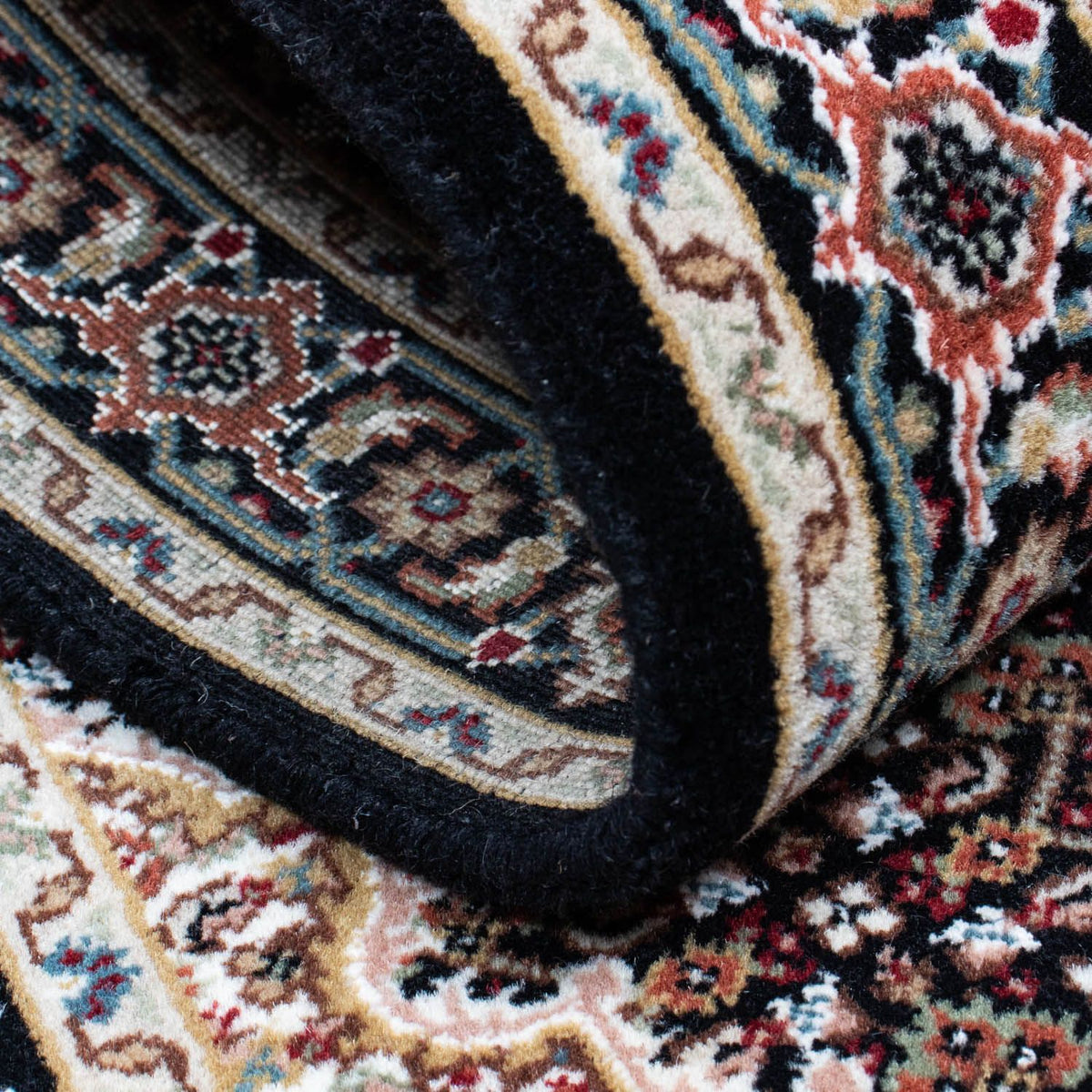 Runner Perser Rug - Tabriz - 196 x 73 cm - dark blue