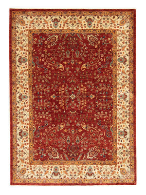Afghan Rug - 207 x 149 cm - red