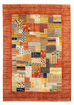 Gabbeh Rug - Loribaft Perser - 228 x 170 cm - rust