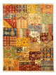 Patchwork Rug 247x181cm - Perserteppich Wollteppich