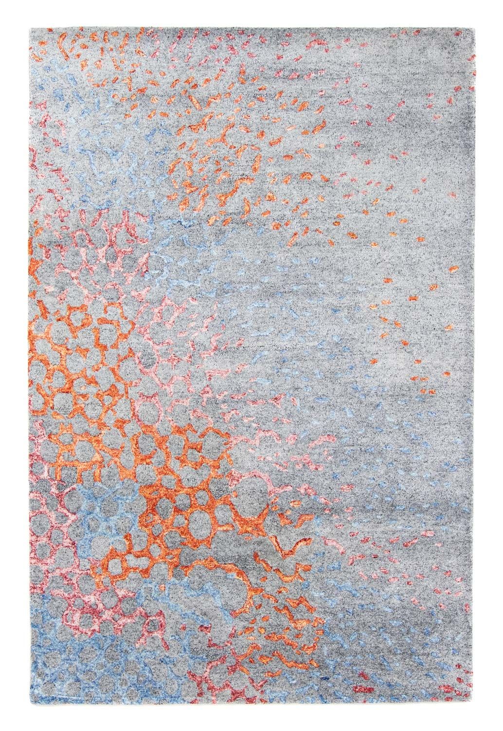 Designer Rug - 200 x 140 cm - light blue