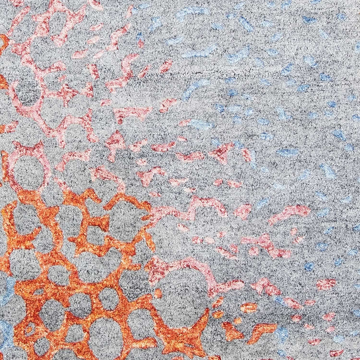 Designer Rug - 200 x 140 cm - light blue