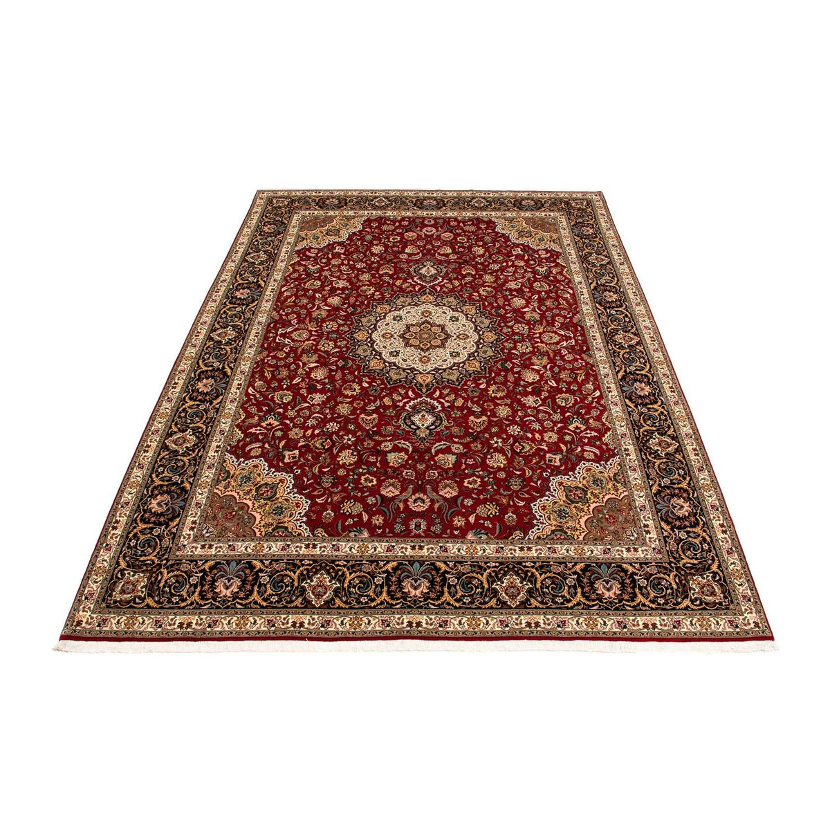 Perser Rug - Tabriz - Royal - 411 x 304 cm - dark red