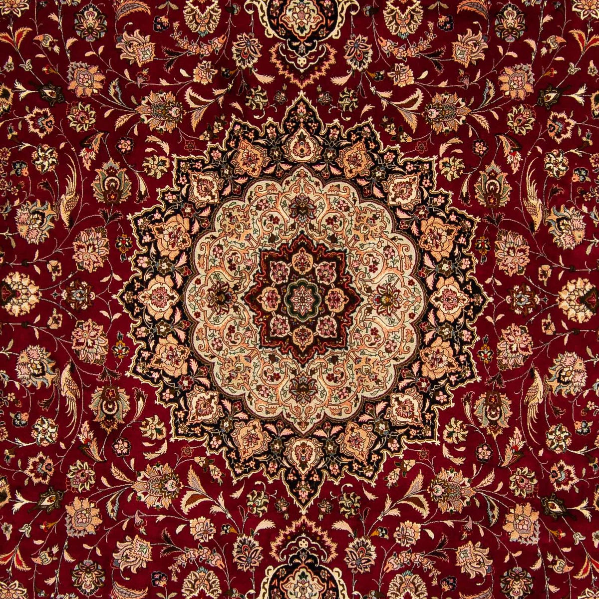 Perser Rug - Tabriz - Royal - 393 x 298 cm - dark red