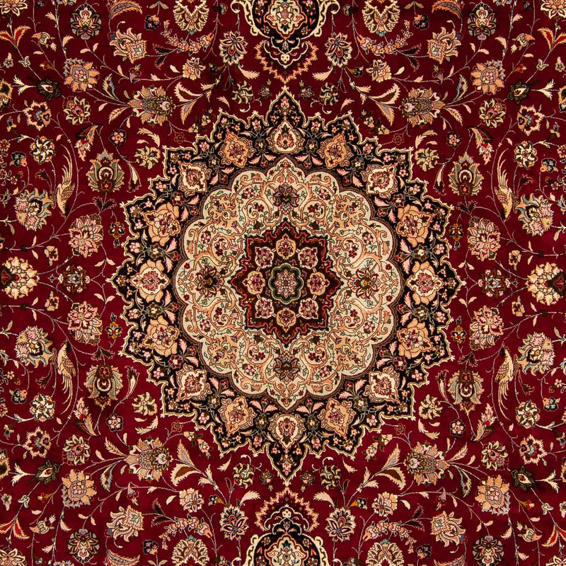 Perser Rug - Tabriz - Royal - 393 x 298 cm - dark red