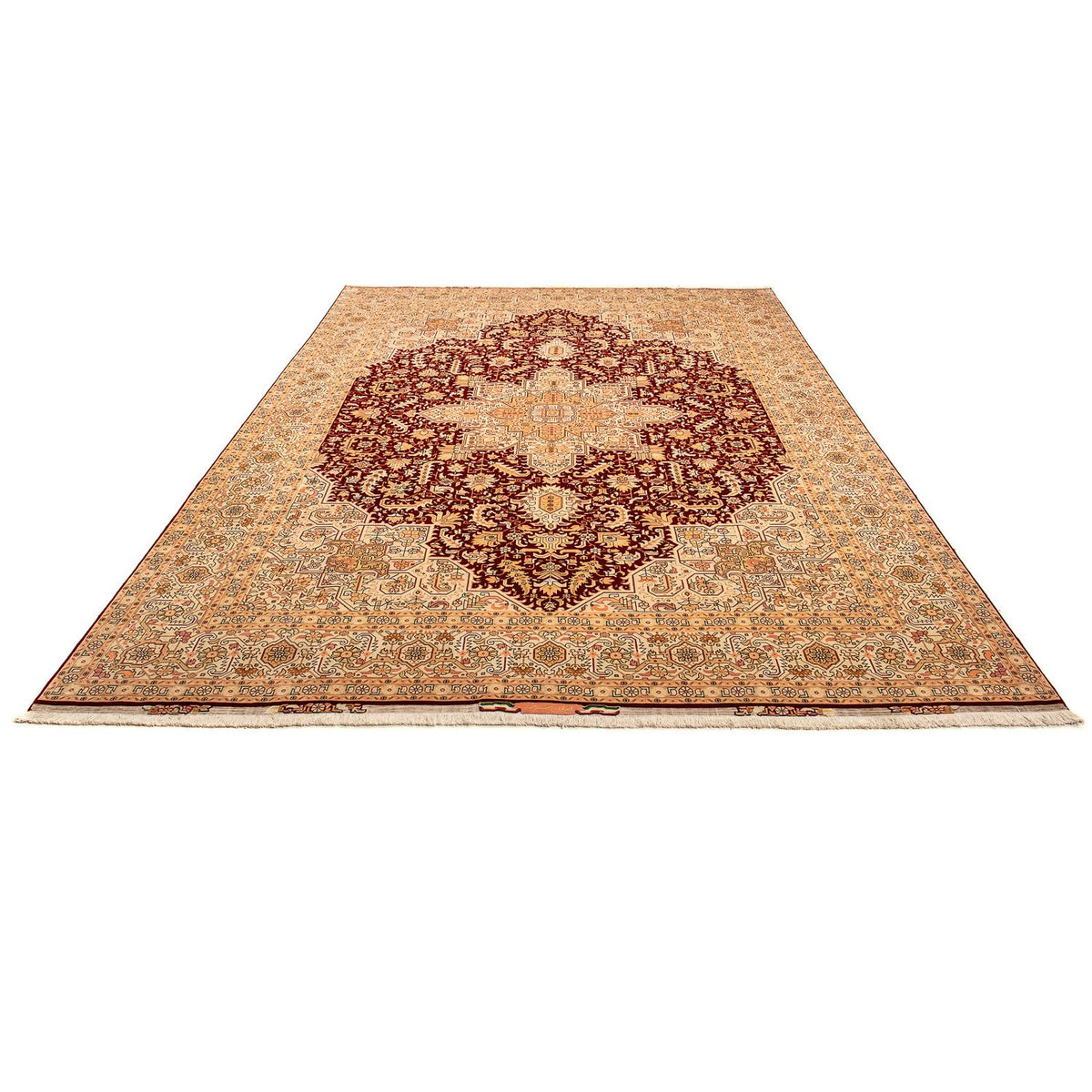 Perser Rug - Tabriz - Royal - 360 x 253 cm - dark red
