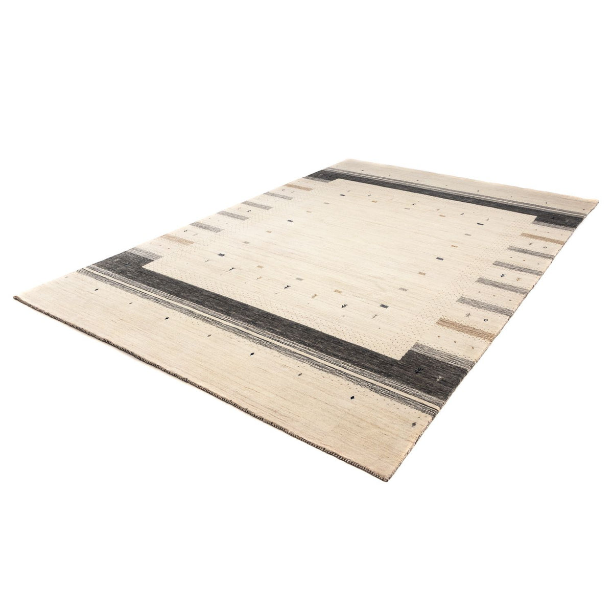 Gabbeh Rug - Loribaft Perser - 303 x 201 cm - beige