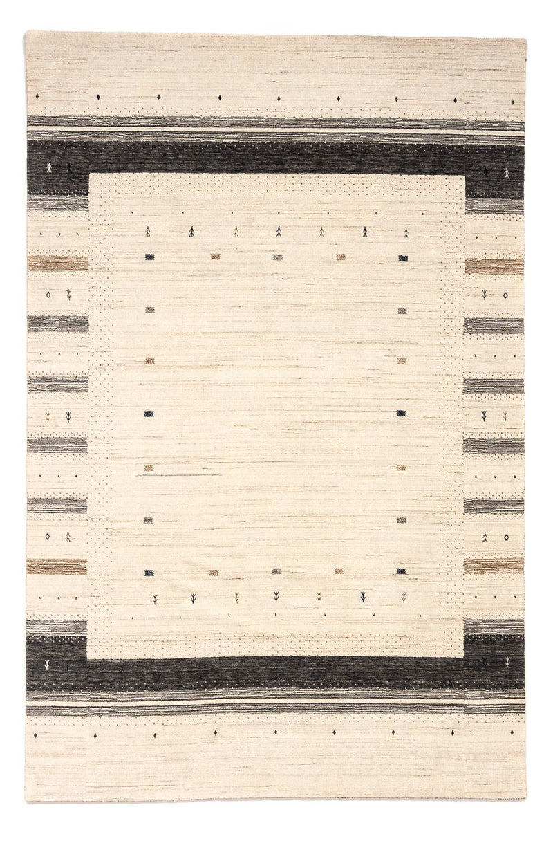 Gabbeh Rug - Loribaft Perser - 304 x 201 cm - beige
