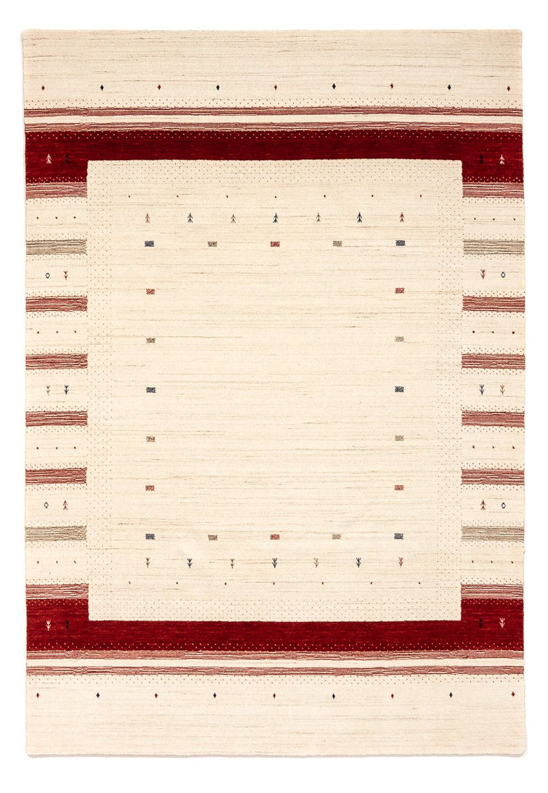 Gabbeh Rug - Loribaft Perser - 298 x 203 cm - beige