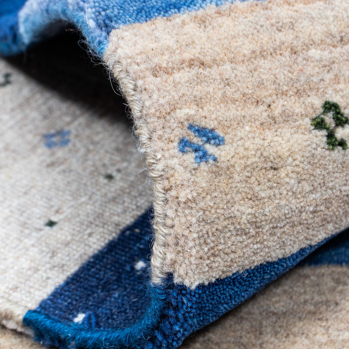 Gabbeh Rug - Loribaft Perser - 201 x 144 cm - dark blue