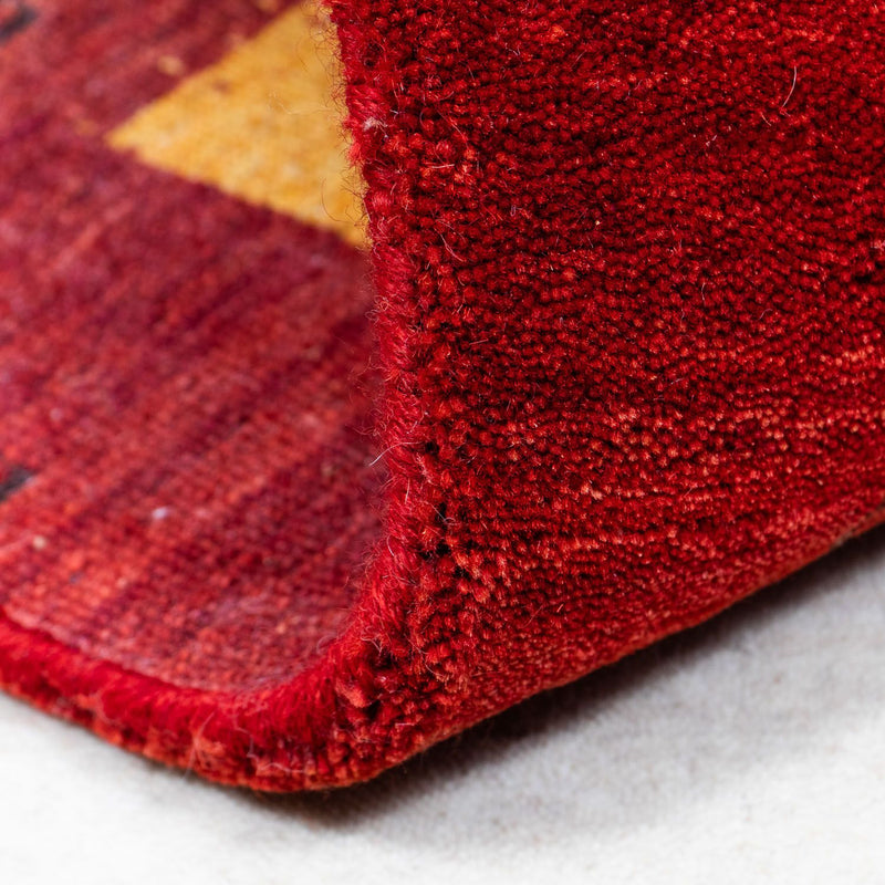 Gabbeh Rug - Loribaft Perser - 205 x 142 cm - dark brown