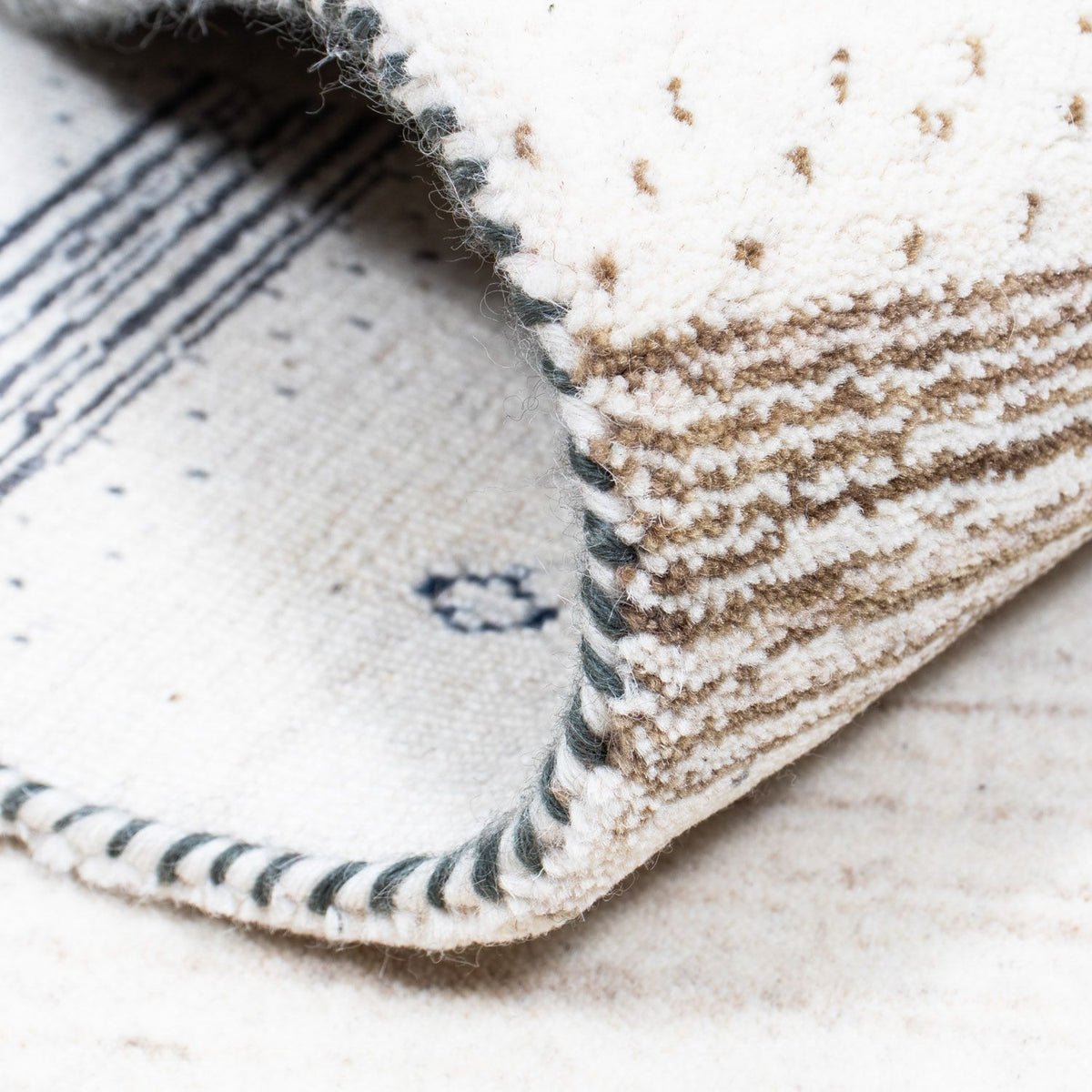 Gabbeh Rug - Loribaft Perser - 245 x 169 cm - beige