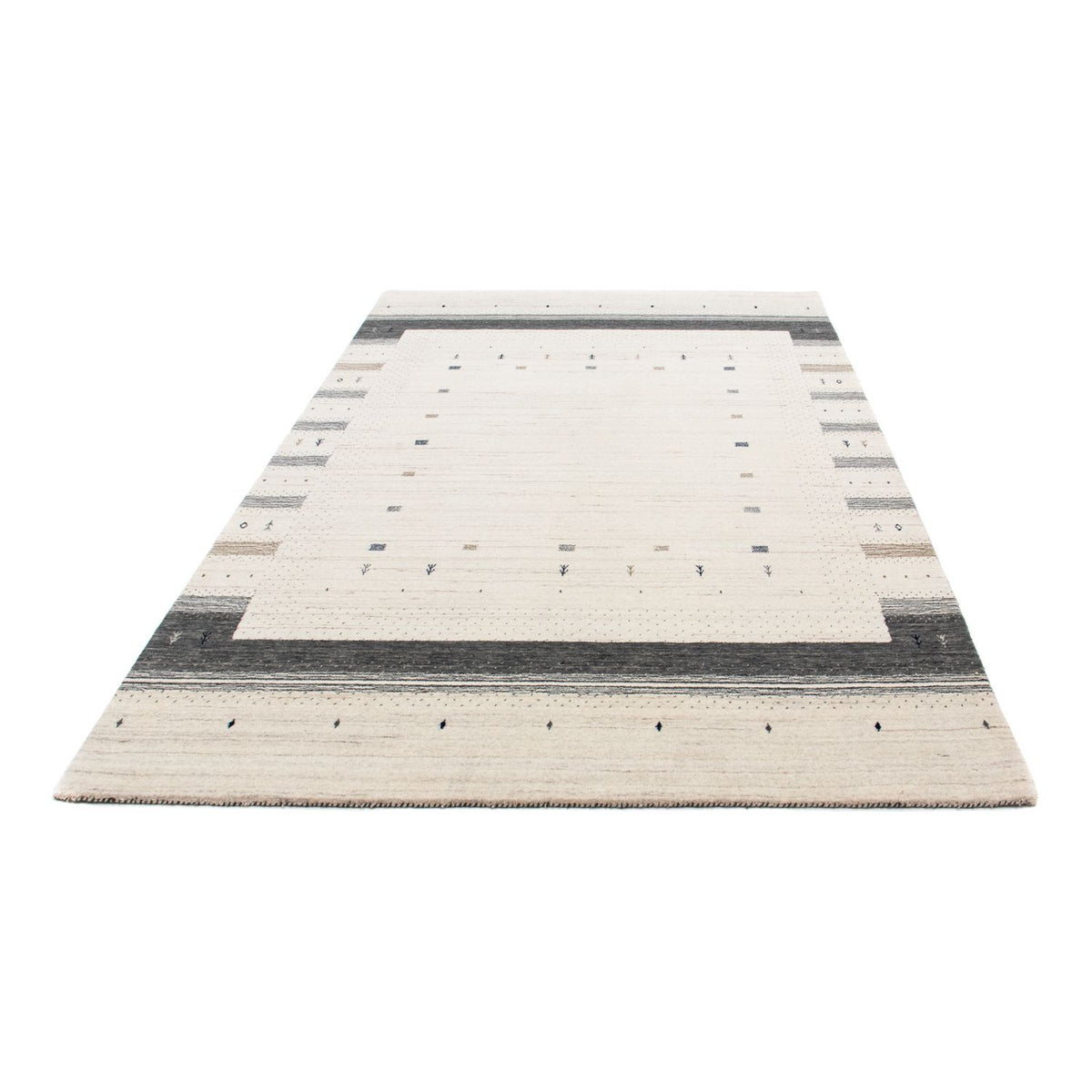 Gabbeh Rug - Loribaft Perser - 245 x 169 cm - beige