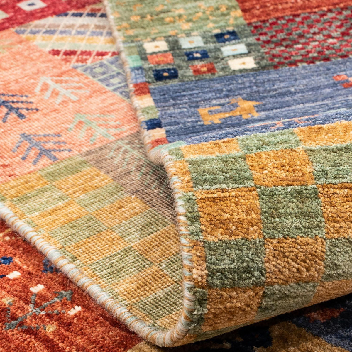 Gabbeh Rug - Loribaft Perser - 299 x 198 cm - multicolored
