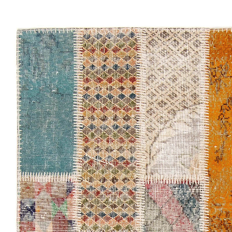 Patchwork Rug - 184 x 120 cm - multicolored