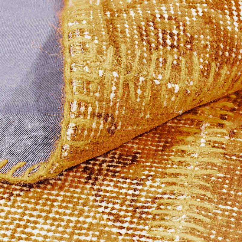 Patchwork Rug - 244 x 172 cm - multicolored