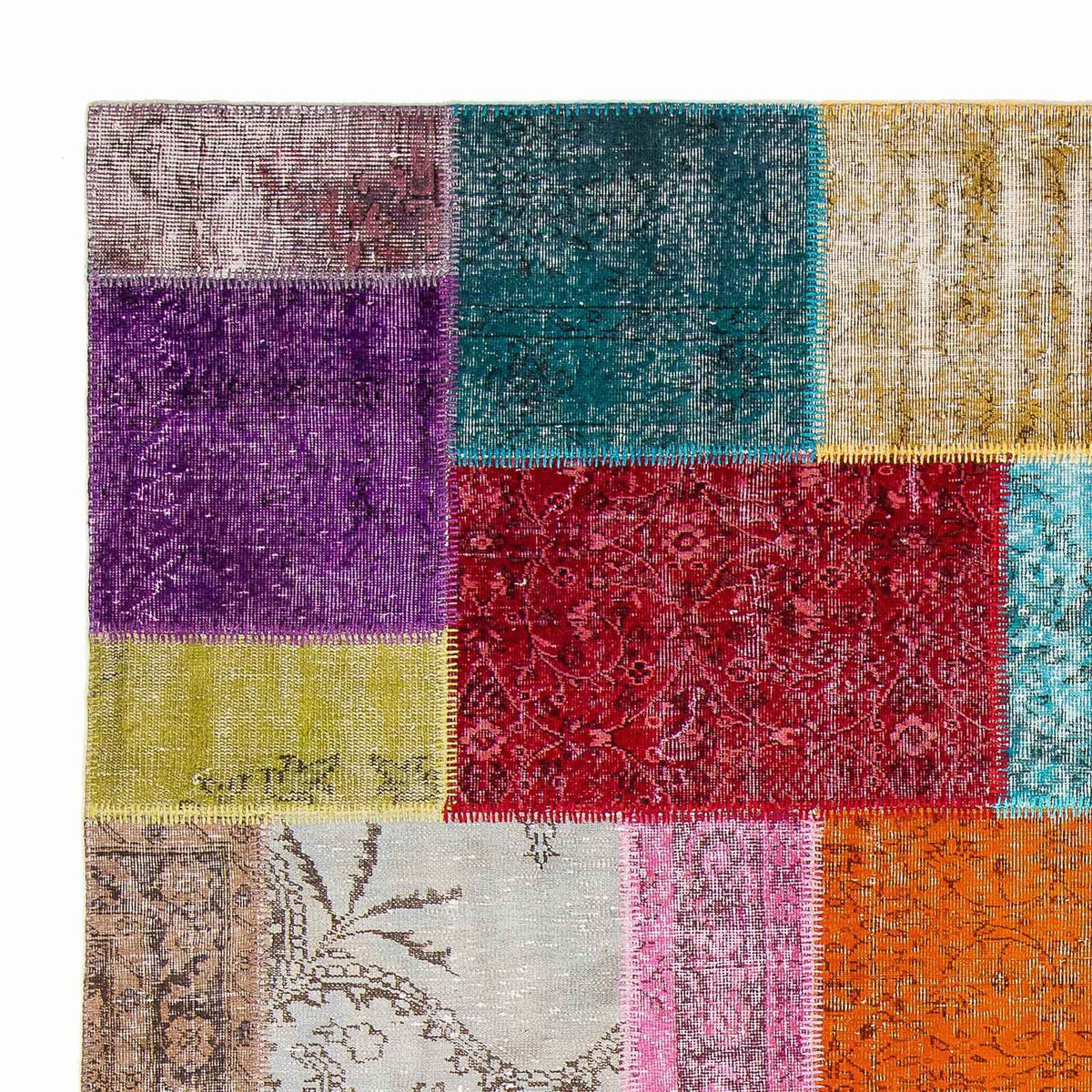 Patchwork Rug - 300 x 200 cm - multicolored