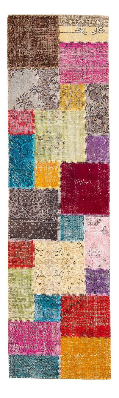 Patchwork Rug 85x300cm - Wool Rug