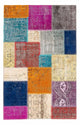 Patchwork Rug 185x123cm - Wool Rug