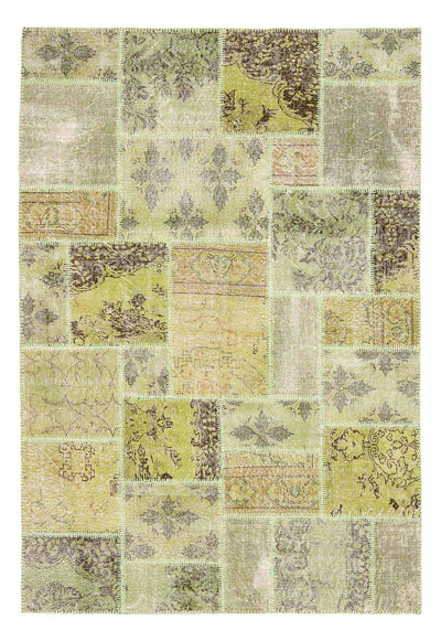 Patchwork Rug 172x242cm - Wool Rug