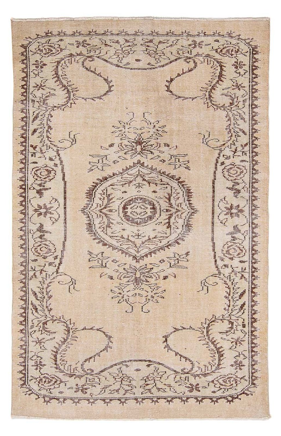 Vintage Rug - 267 x 178 cm - light beige