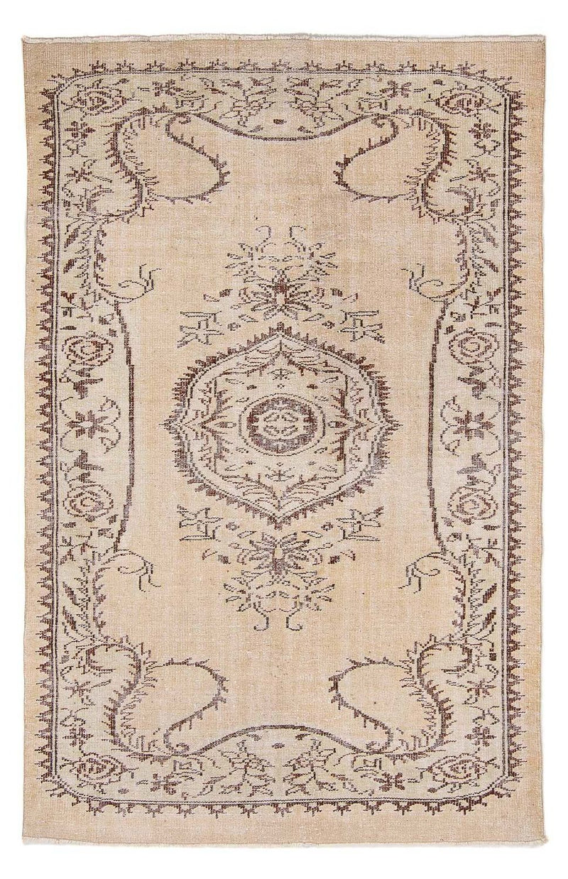 Vintage Rug - 267 x 178 cm - light beige