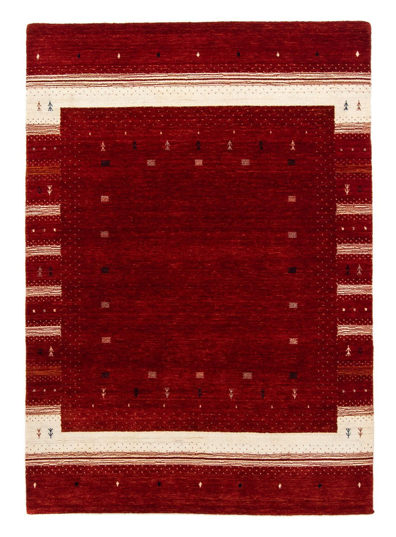 Gabbeh Rug - Loribaft Perser - 203 x 141 cm - red