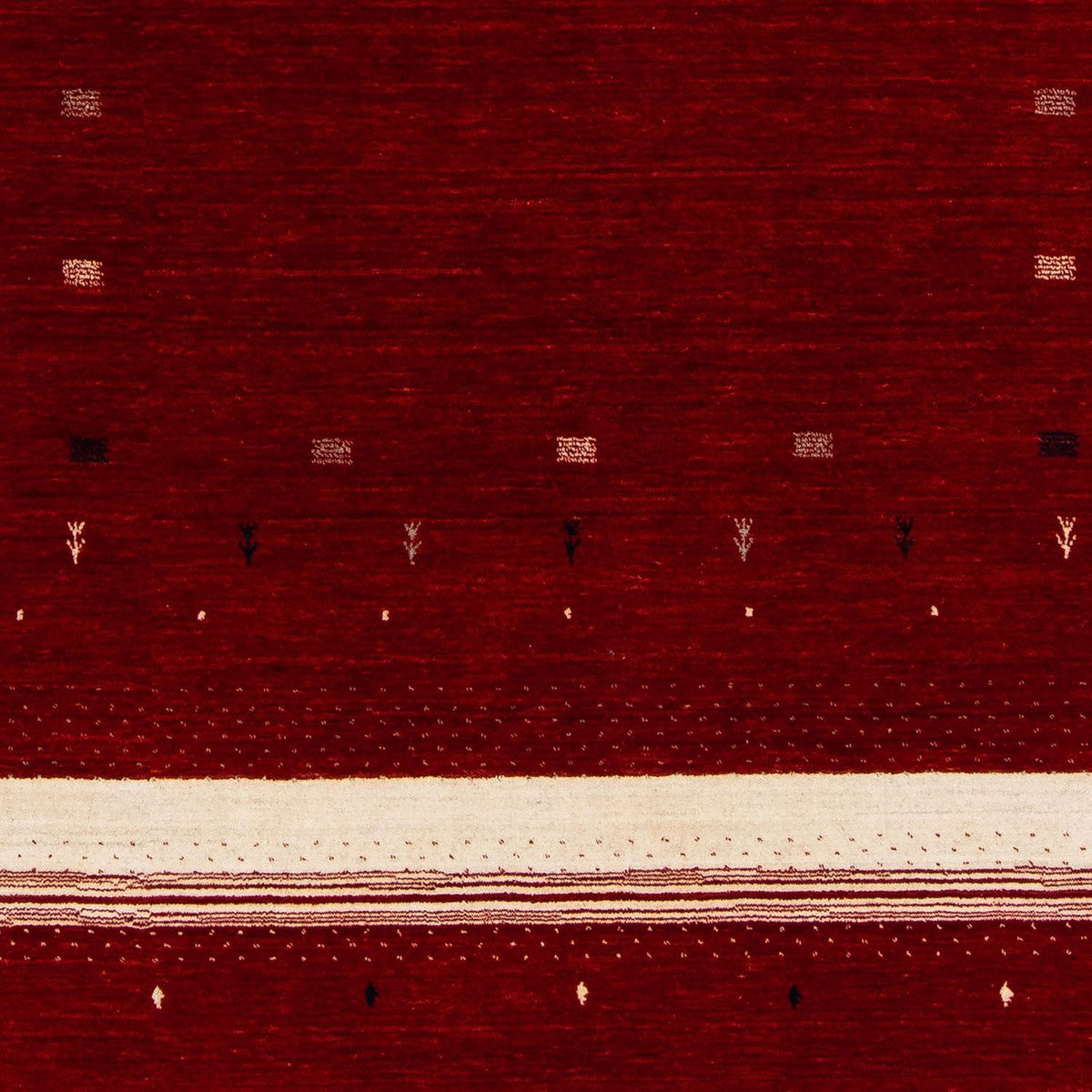 Gabbeh Rug - Loribaft Perser - 240 x 172 cm - red