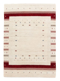 Gabbeh Rug - Loribaft Perser - 198 x 140 cm - beige