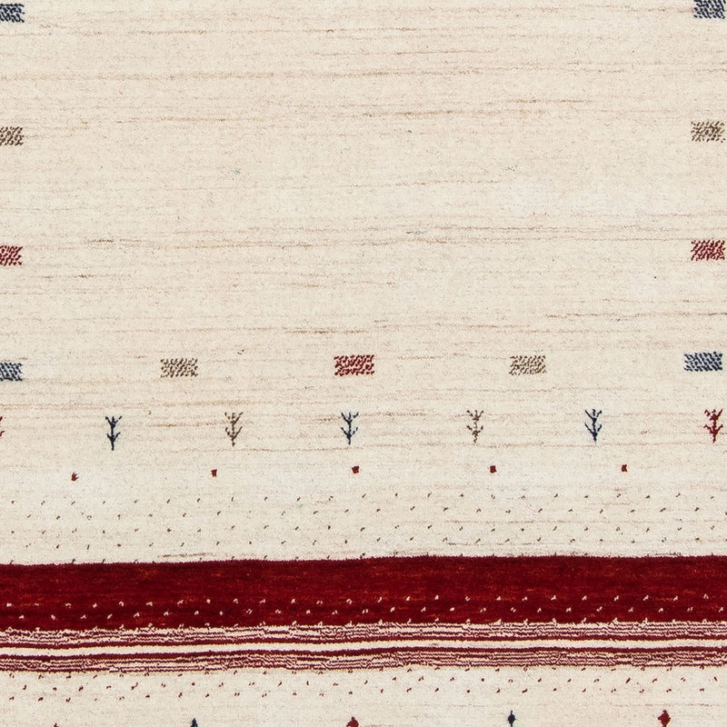Gabbeh Rug - Loribaft Perser - 198 x 145 cm - beige