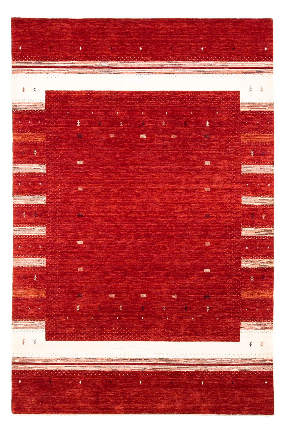 Gabbeh Rug - Loribaft Perser - 303 x 203 cm - red