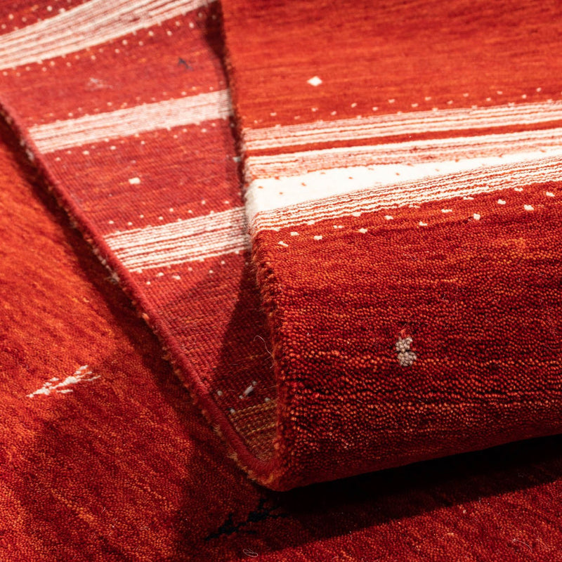 Gabbeh Rug - Loribaft Perser - 303 x 203 cm - red