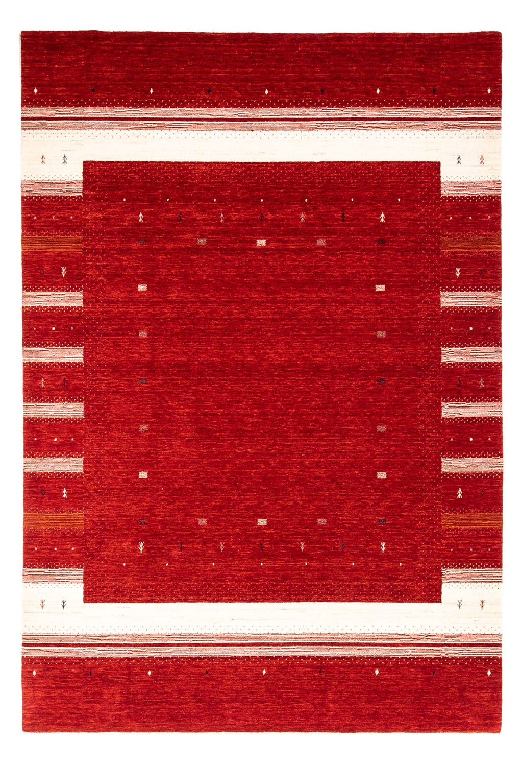 Gabbeh Rug - Loribaft Perser - 303 x 207 cm - red