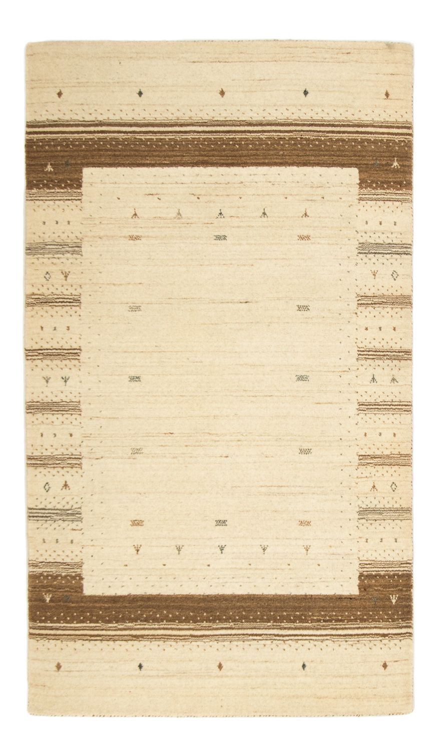 Gabbeh Rug - Loribaft Perser - 160 x 93 cm - beige
