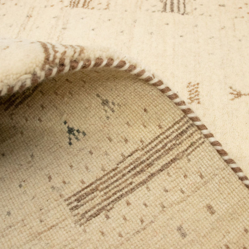 Gabbeh Rug - Loribaft Perser - 160 x 93 cm - beige