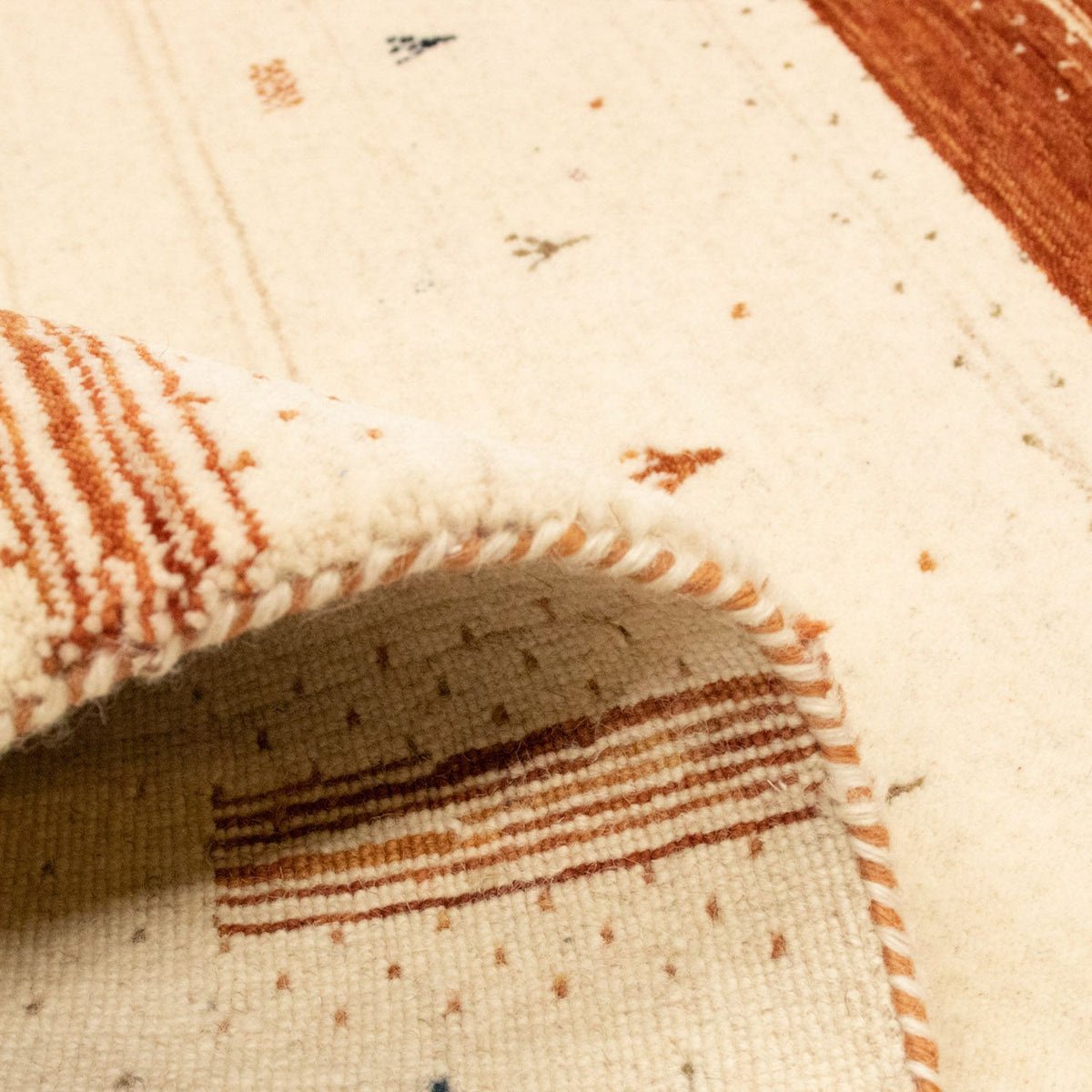 Gabbeh Rug - Loribaft Perser - 160 x 94 cm - beige