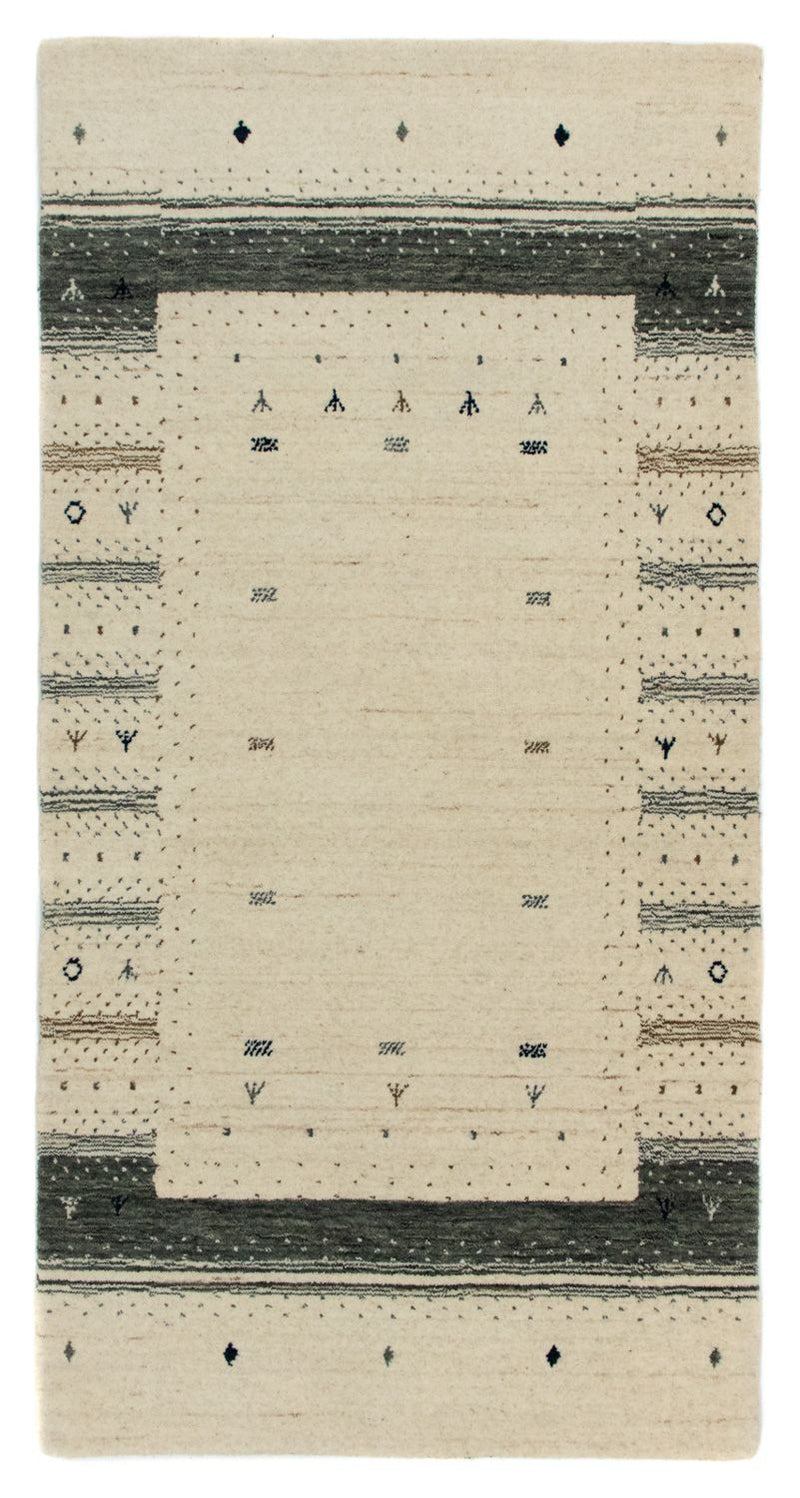 Gabbeh Rug - Loribaft Perser - 146 x 72 cm - beige