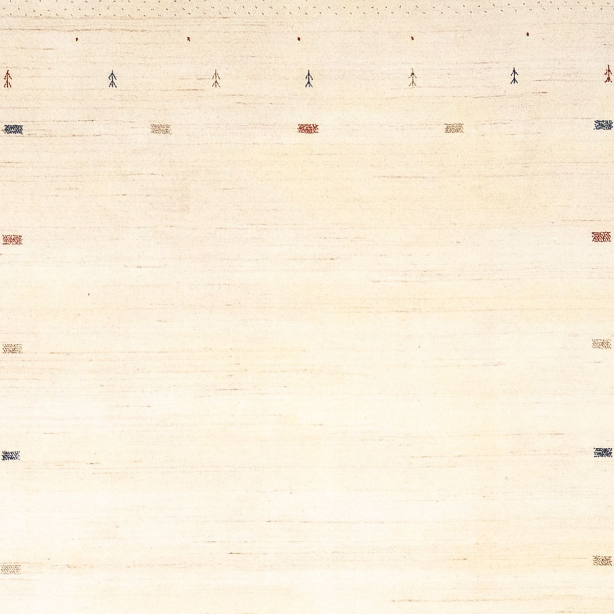 Gabbeh Rug - Loribaft Perser - 346 x 254 cm - beige