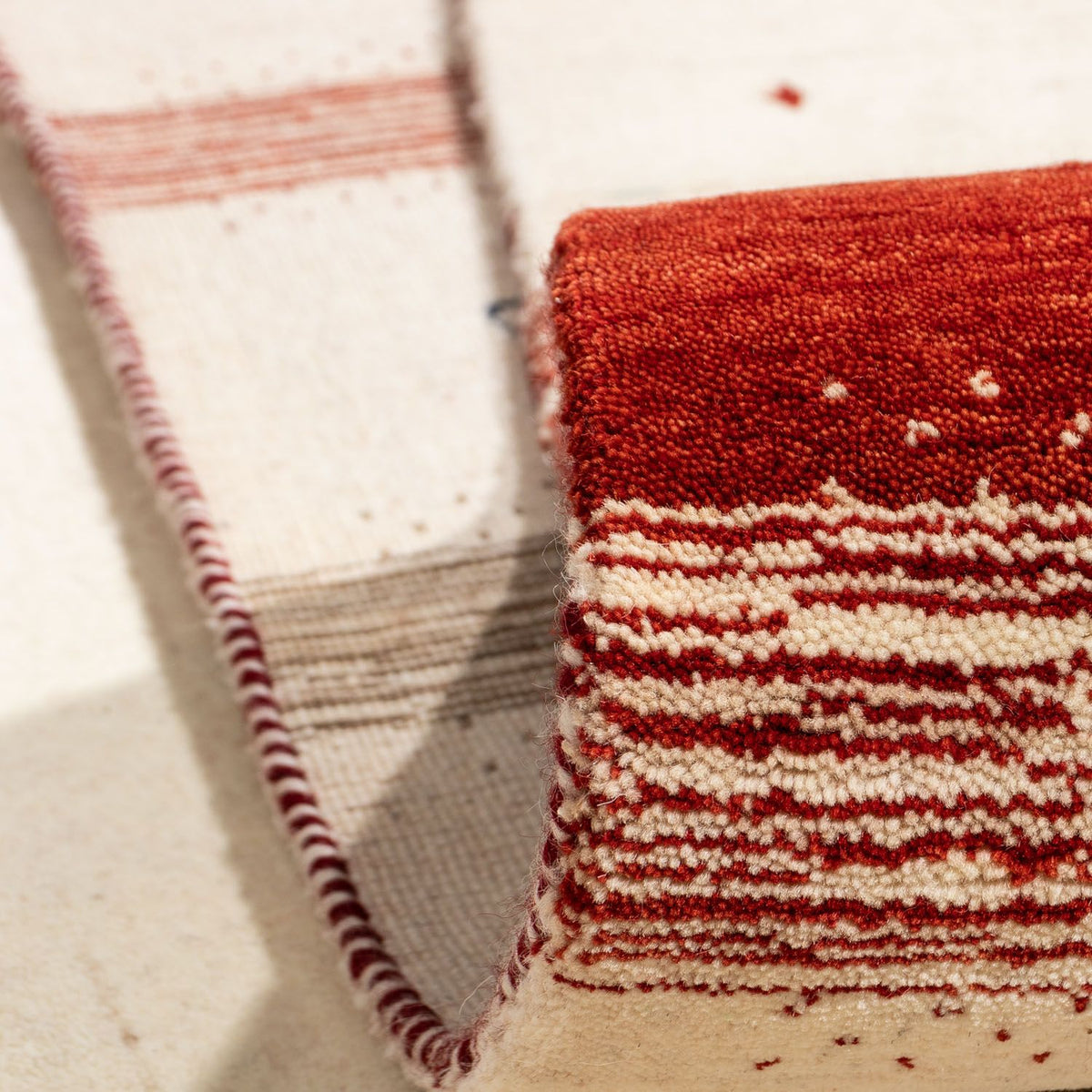 Gabbeh Rug - Loribaft Perser - 346 x 254 cm - beige