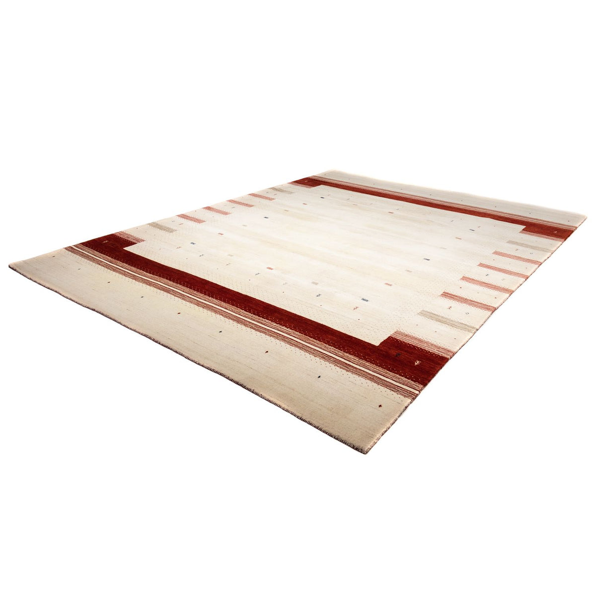 Gabbeh Rug - Loribaft Perser - 346 x 254 cm - beige