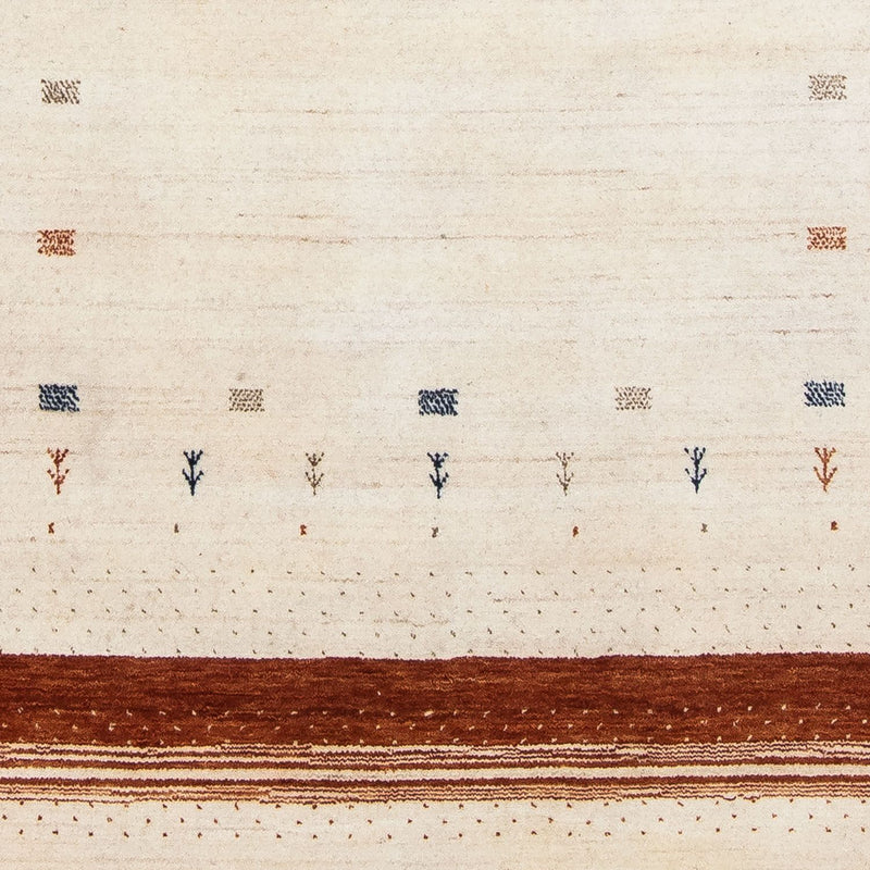 Gabbeh Rug - Loribaft Perser - 200 x 143 cm - beige