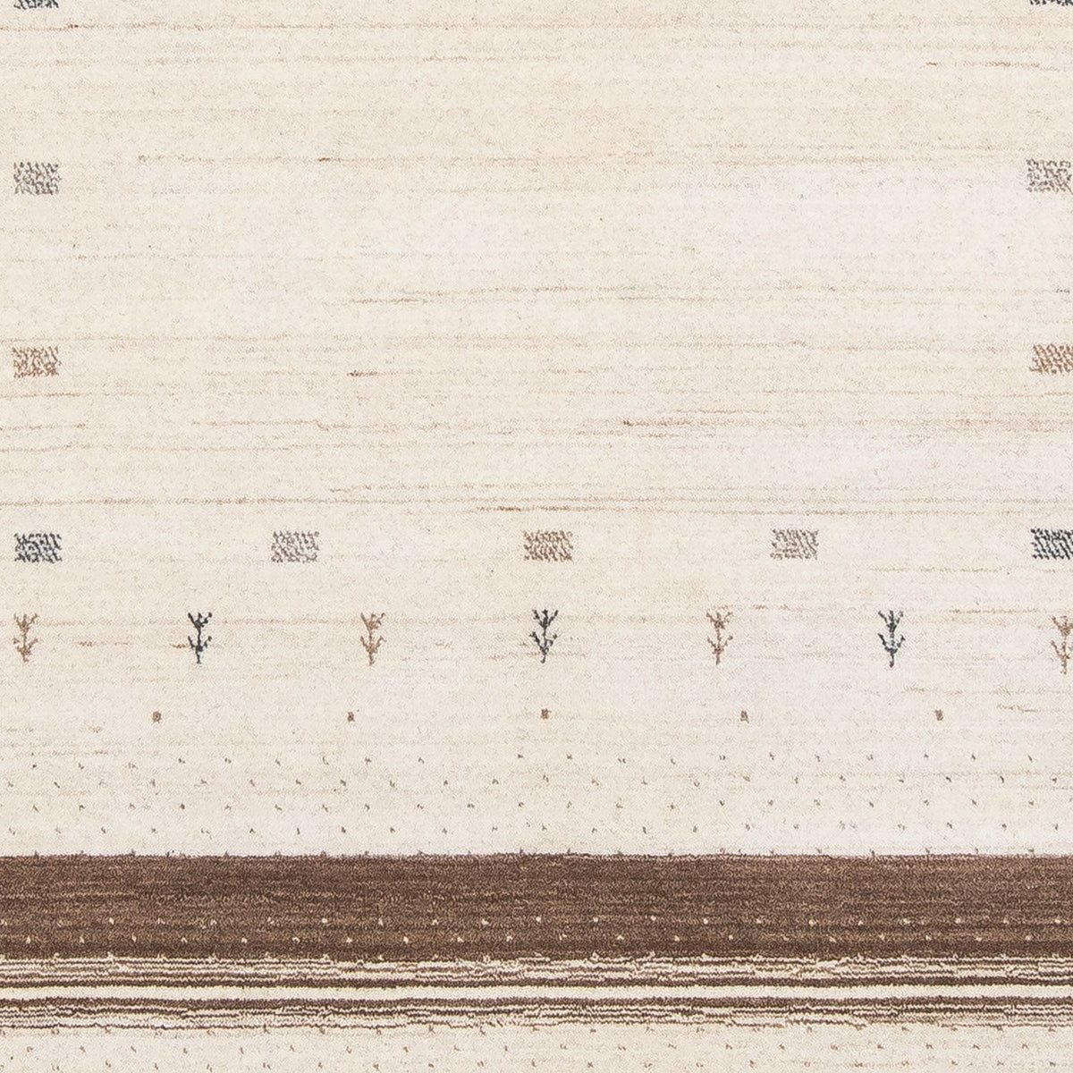 Gabbeh Rug - Loribaft Perser - 200 x 145 cm - beige