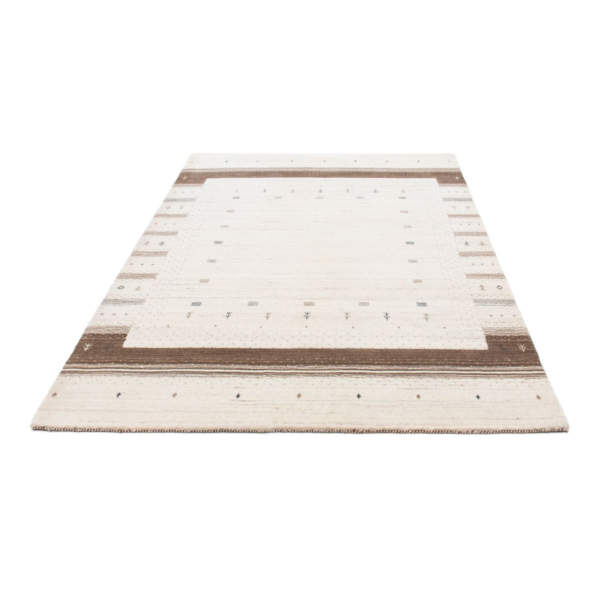 Gabbeh Rug - Loribaft Perser - 200 x 145 cm - beige
