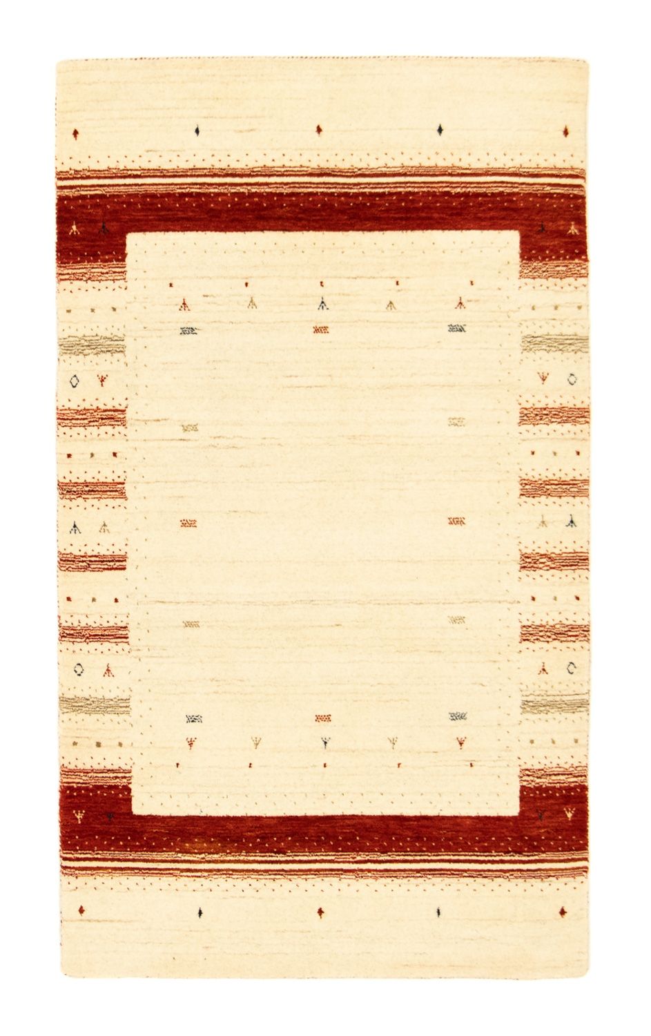 Gabbeh Rug - Loribaft Perser - 160 x 91 cm - beige